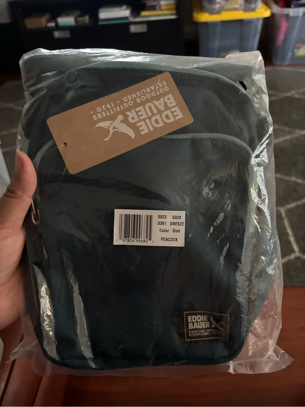 Eddie Bauer Black Crossbody Belt Bag Pack